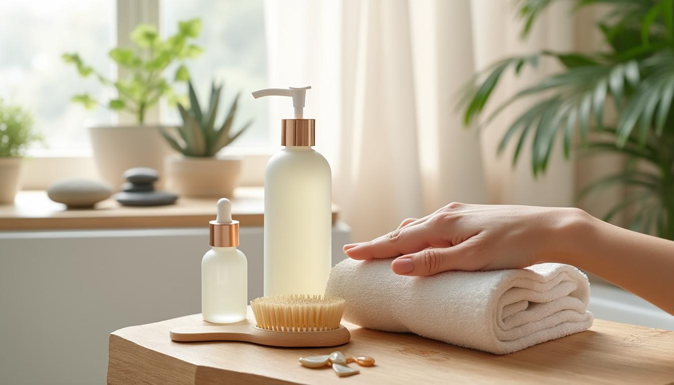 Routine beauté épurée : maximiser l’efficacité avec une sélection réduite de produits découvrez notre rituel apaisant en 4 étapes pour soulager votre cuir chevelu irrité et retrouver un confort durable. astuces naturelles et conseils experts pour calmer les démangeaisons et rougeurs.
