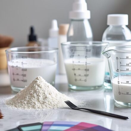 découvrez le guide ultime pour maîtriser les doses de poudre décolorante et d'oxydant, avec les ratios et volumes essentiels pour des résultats parfaits à chaque utilisation.