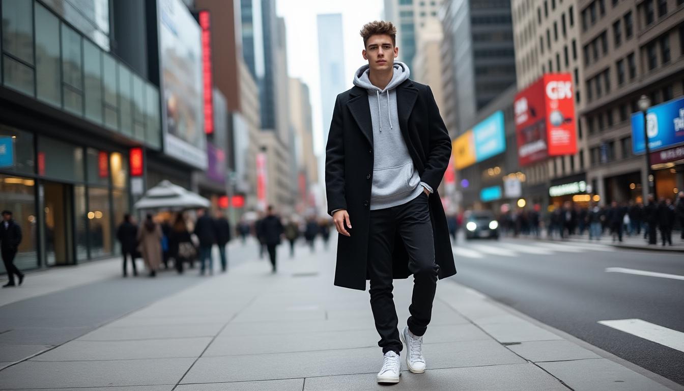 découvrez le manteau long pour homme, un classique indémodable alliant élégance et confort, parfait pour renouveler votre style en toute saison.