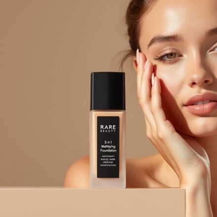 découvrez le nouveau fond de teint 3-en-1 matifiant de rare beauty, un essentiel beauté alliant tenue longue durée, couvrance parfaite et fini mat naturel. un vrai coup de cœur à adopter dès maintenant !