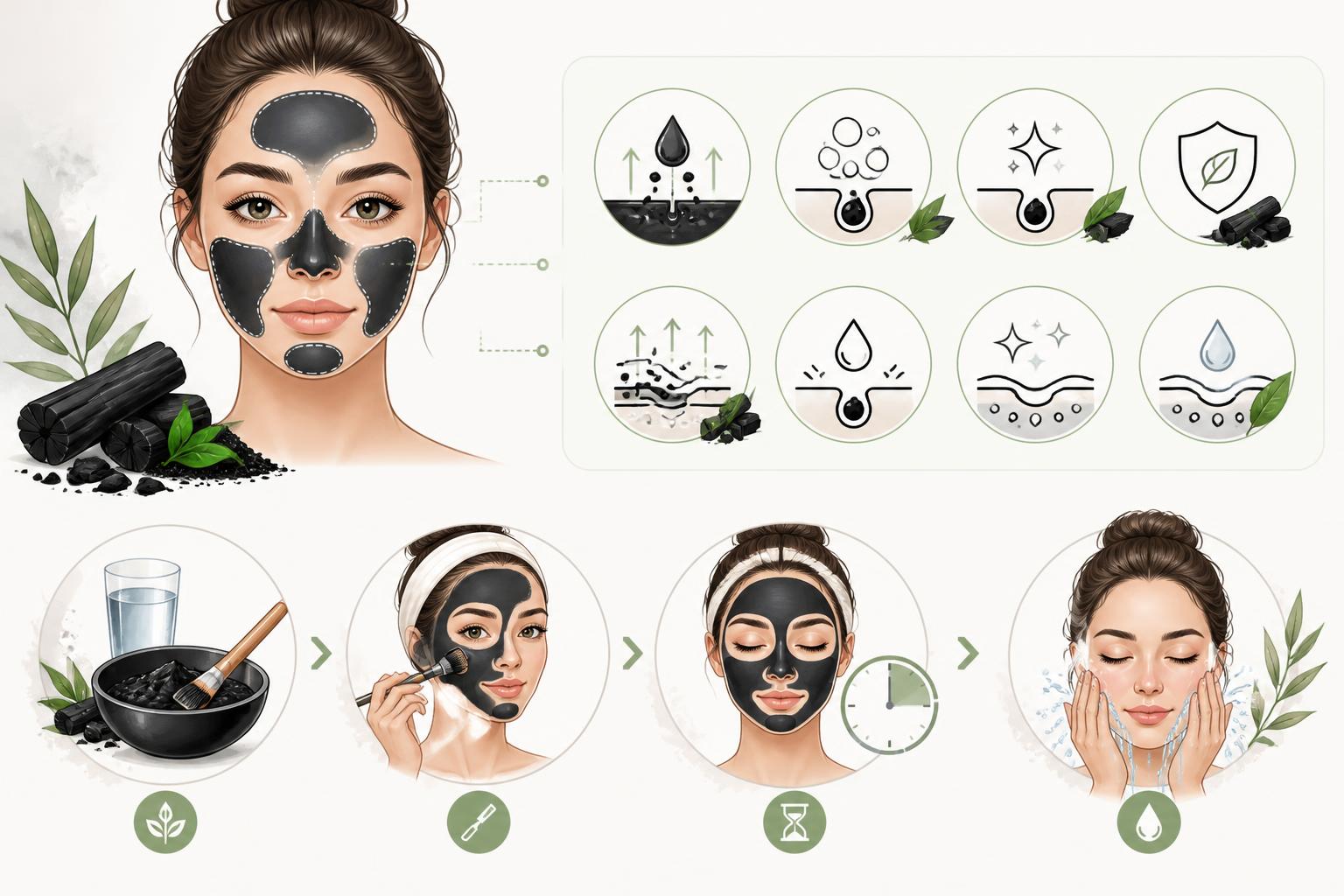découvrez les bienfaits du charbon actif pour le visage et apprenez comment l'utiliser efficacement en masque beauté pour une peau purifiée et éclatante.