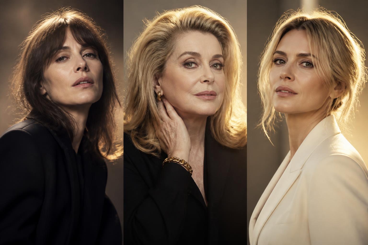 découvrez comment charlotte gainsbourg, catherine deneuve et mélanie laurent redéfinissent l'élégance à la française en osant briller autrement, incarnant des icônes uniques et inspirantes.