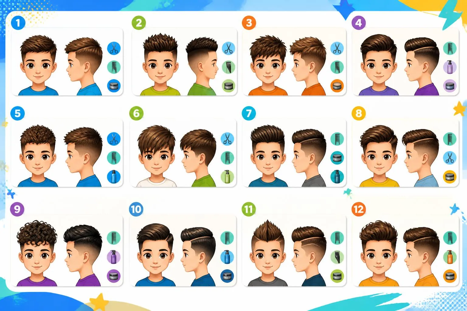 Coiffures pour garçons de 10 ans : 12 styles simples et pratiques à adopter découvrez 12 coiffures simples et pratiques pour garçons de 10 ans, parfaites pour un look facile à entretenir et stylé au quotidien.