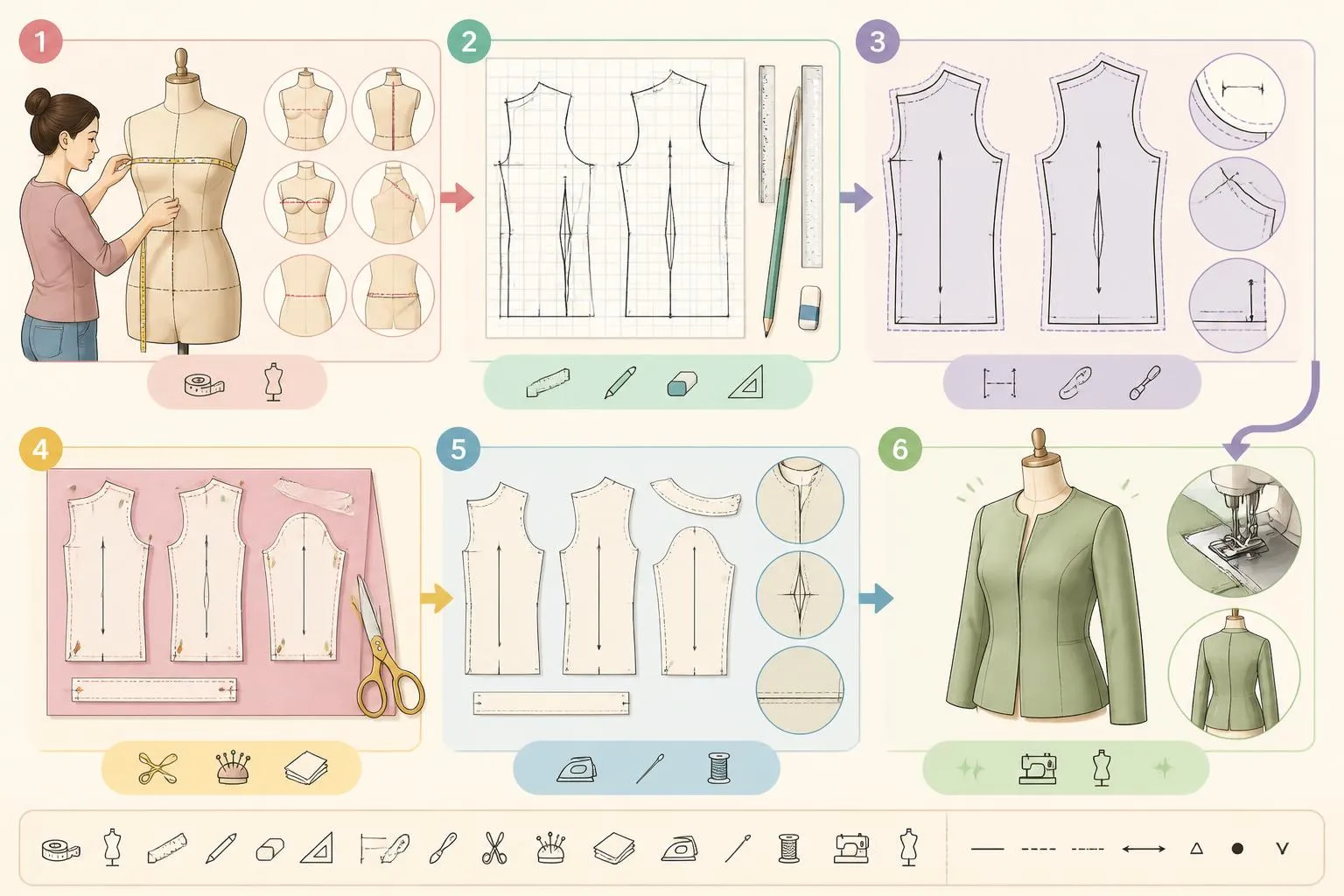 découvrez notre guide complet et détaillé pas à pas pour apprendre à créer un patron de couture facilement, même si vous êtes débutant. maîtrisez les techniques essentielles et réalisez vos propres modèles sur mesure.