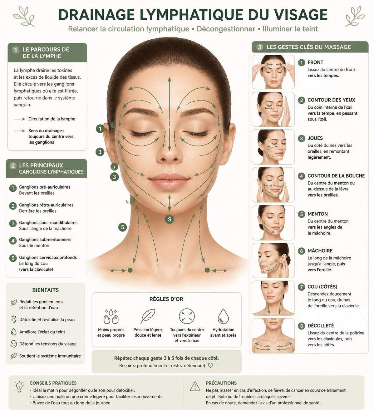découvrez les techniques efficaces de drainage lymphatique du visage et leurs bienfaits pour une peau éclatante et une meilleure circulation.