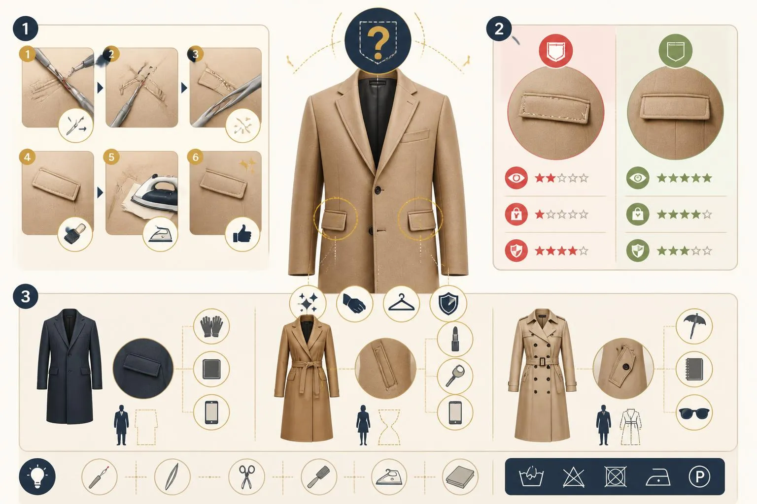 Faut-il découdre les poches de son manteau ? Guide complet découvrez pourquoi découdre les poches de votre manteau peut être utile, comment le faire correctement et les avantages à connaître dans notre guide complet.