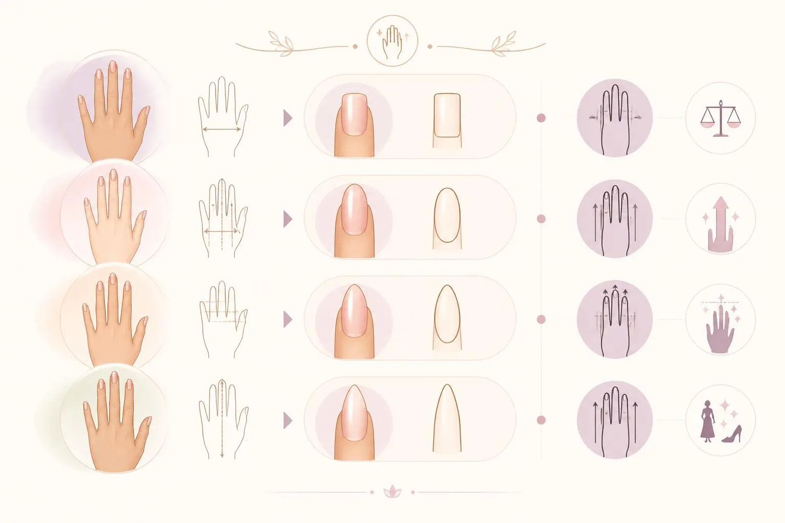Forme ongle : quel format choisir selon sa morphologie de main découvrez comment choisir la forme d'ongle idéale en fonction de la morphologie de votre main pour sublimer votre beauté naturelle.