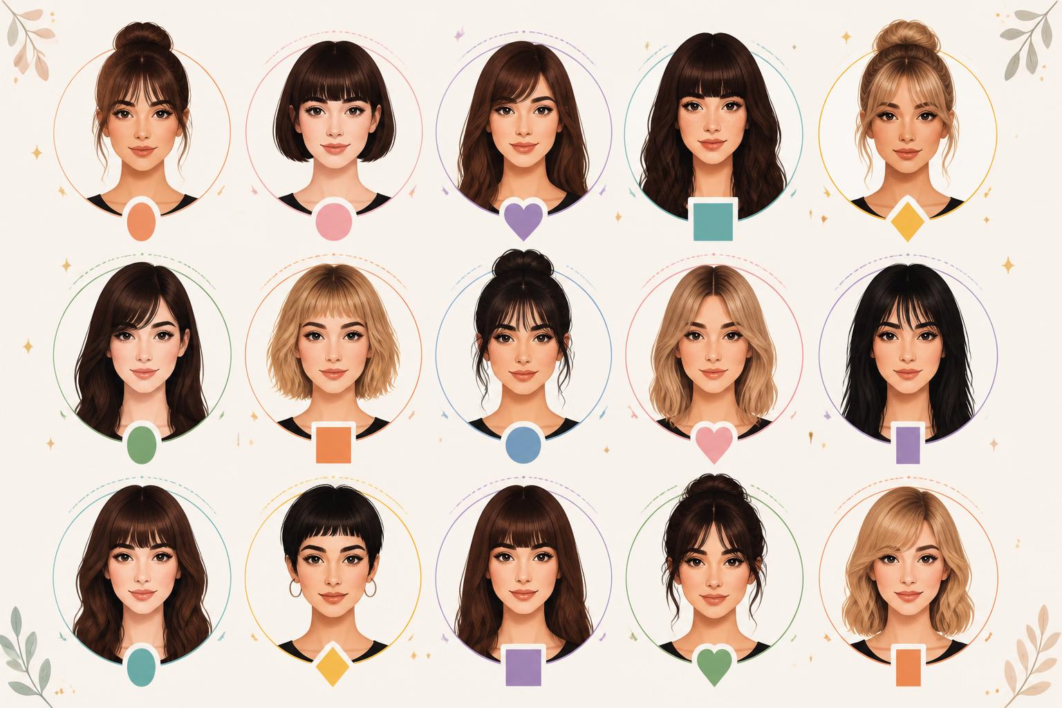 découvrez 15 styles de franges tendance parfaitement adaptés à chaque forme de visage pour sublimer votre look avec élégance et modernité.