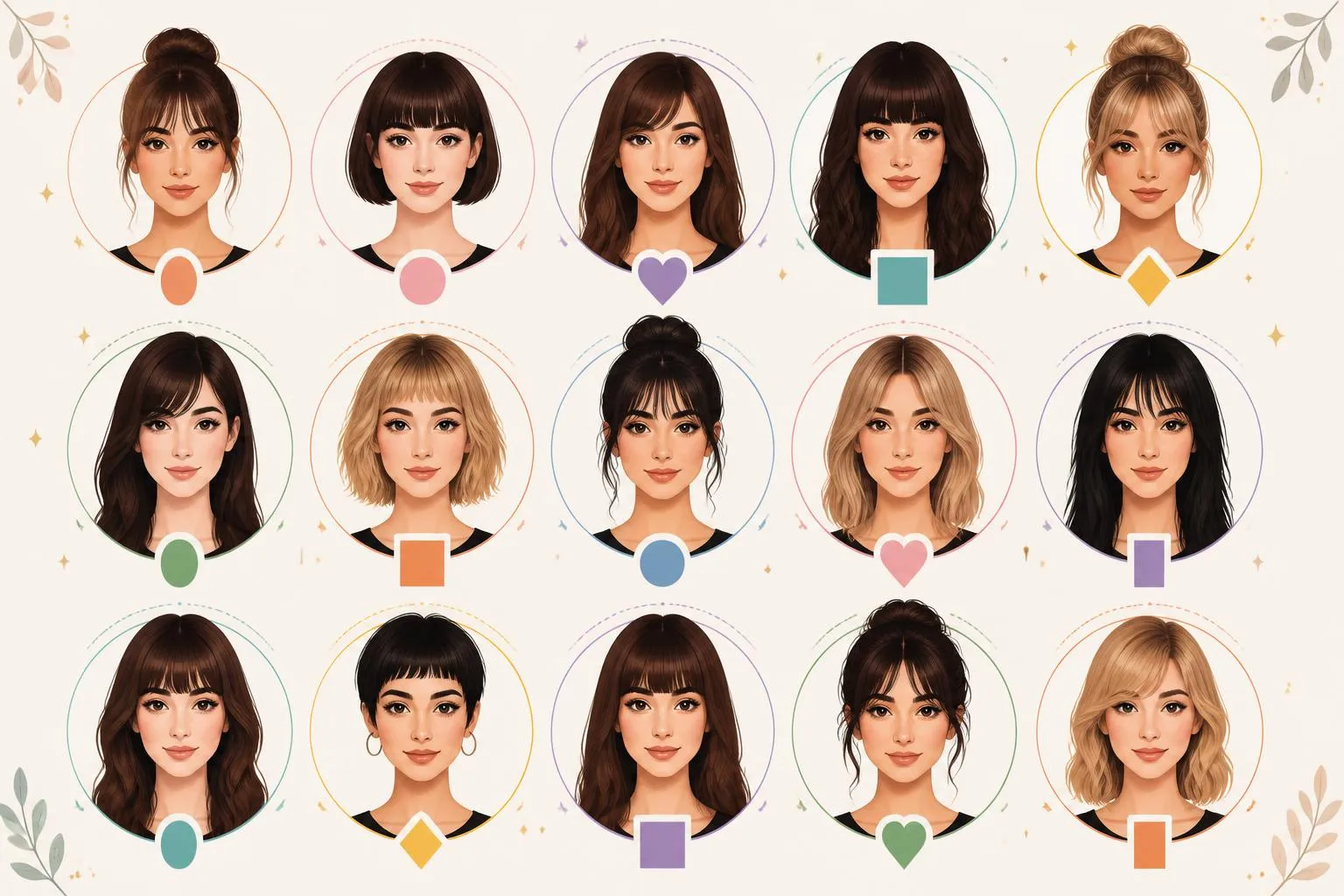 Frange : 15 styles tendance adaptés à chaque forme de visage découvrez 15 styles de franges tendance parfaitement adaptés à chaque forme de visage pour sublimer votre look avec élégance et modernité.
