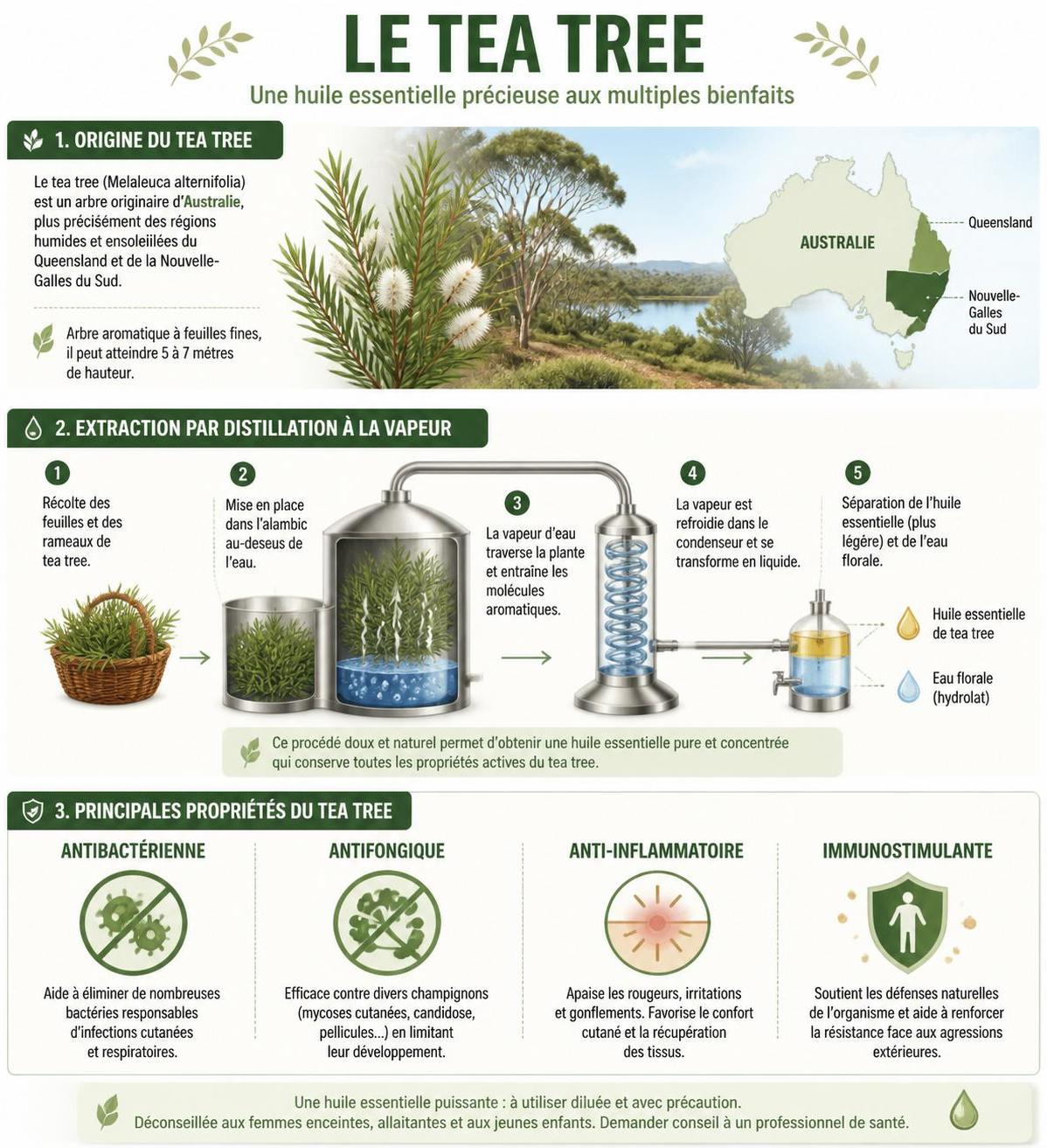 découvrez les dangers potentiels de l'huile essentielle de tea tree pour la peau et apprenez les précautions essentielles à prendre pour une utilisation sûre et efficace.