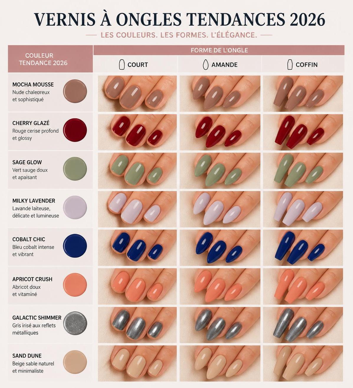 découvrez 50 idées d'ongles tendance pour 2026, des designs faciles à reproduire pour un look chic et moderne à adopter sans effort.