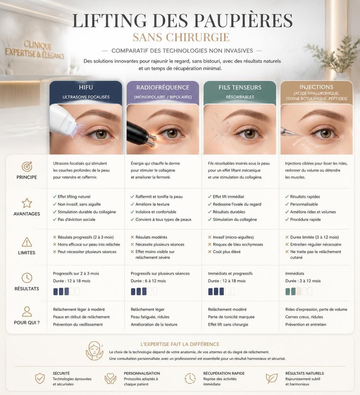 découvrez les options non invasives pour un lifting du regard sans chirurgie en 2026, afin de rajeunir votre regard naturellement et sans douleur.