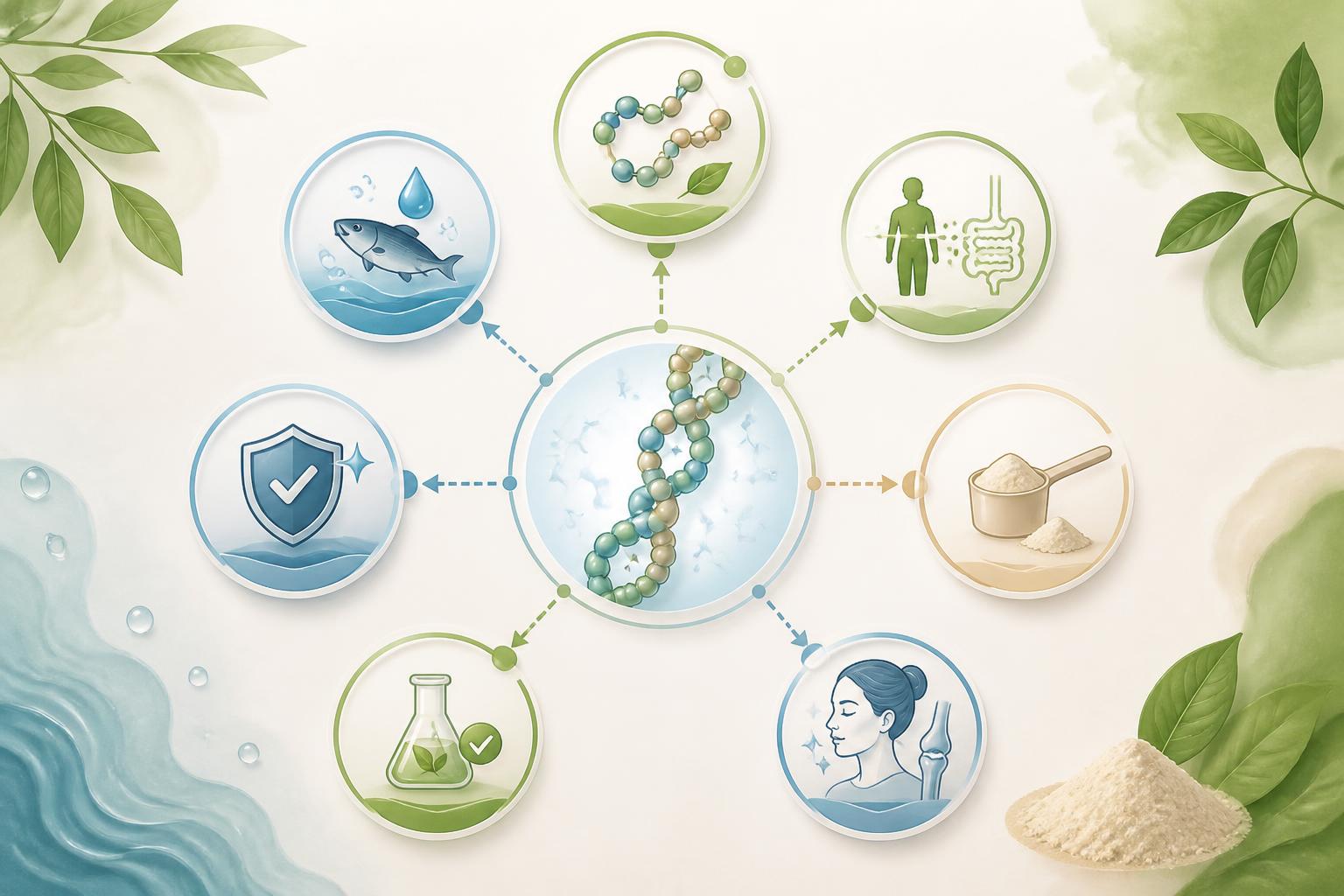 Peptides de collagène : Les 7 indispensables pour faire le meilleur choix découvrez les 7 peptides de collagène indispensables pour choisir le produit idéal et améliorer votre santé et beauté au quotidien.