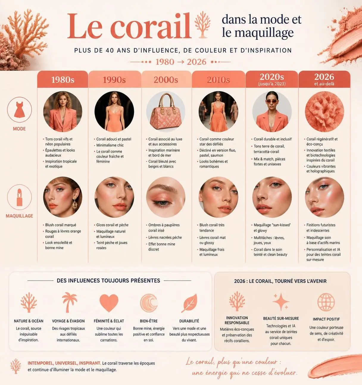 découvrez comment choisir et porter la couleur corail en maquillage selon votre teint pour un look lumineux et harmonieux.