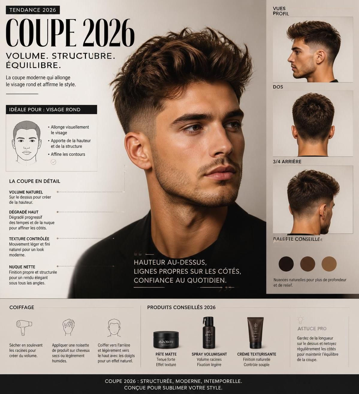 découvrez les 10 tendances de coupe de cheveux homme pour 2026, adaptées à chaque forme de visage pour un style parfait et personnalisé.