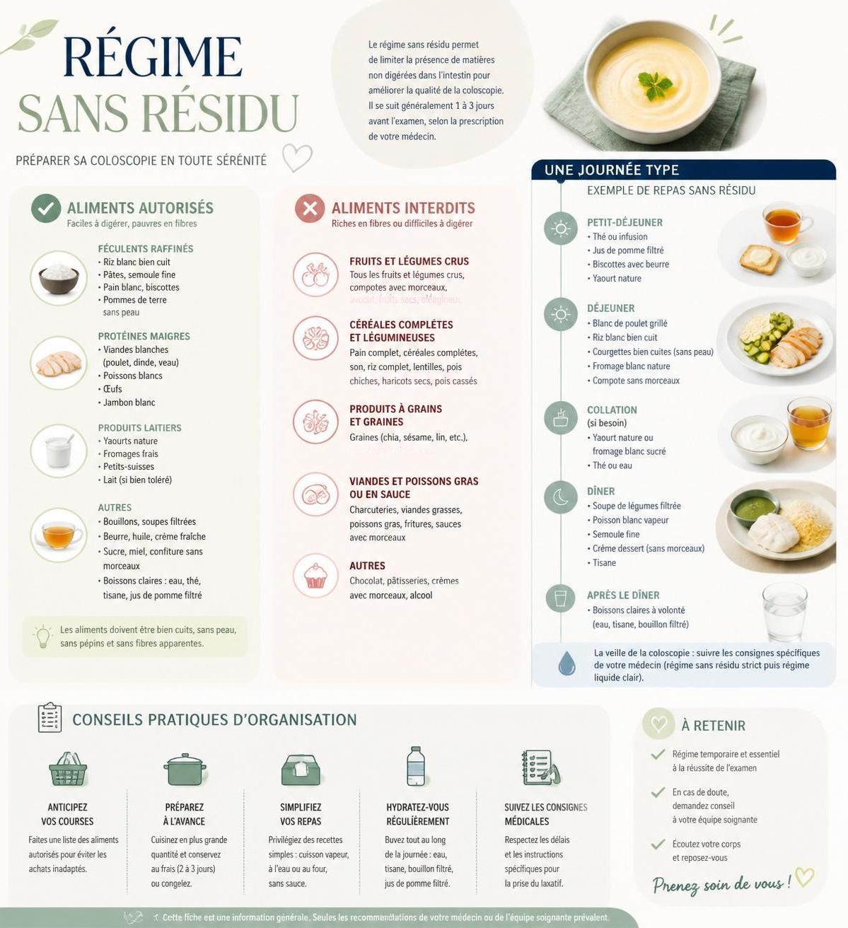 découvrez notre guide pratique 2026 sur la diète sans résidu avec un menu type complet pour faciliter votre alimentation et optimiser votre confort digestif.