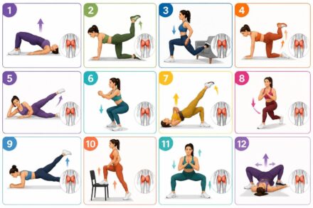 découvrez les 12 meilleurs exercices fessiers à faire à la maison pour tonifier et sculpter vos muscles efficacement, sans matériel.