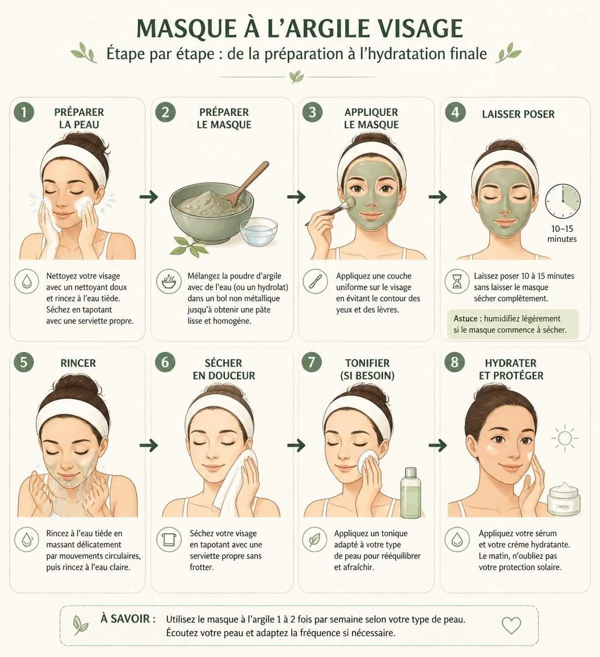 découvrez comment choisir le masque à l'argile adapté à votre type de peau pour un soin efficace et naturel, qu'elle soit sèche, grasse, mixte ou sensible.
