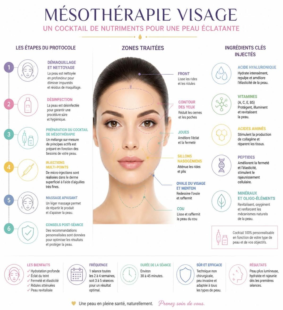 découvrez tout sur la mésothérapie visage en 2026 : protocole détaillé, résultats attendus et tarifs pour un soin esthétique innovant et efficace.