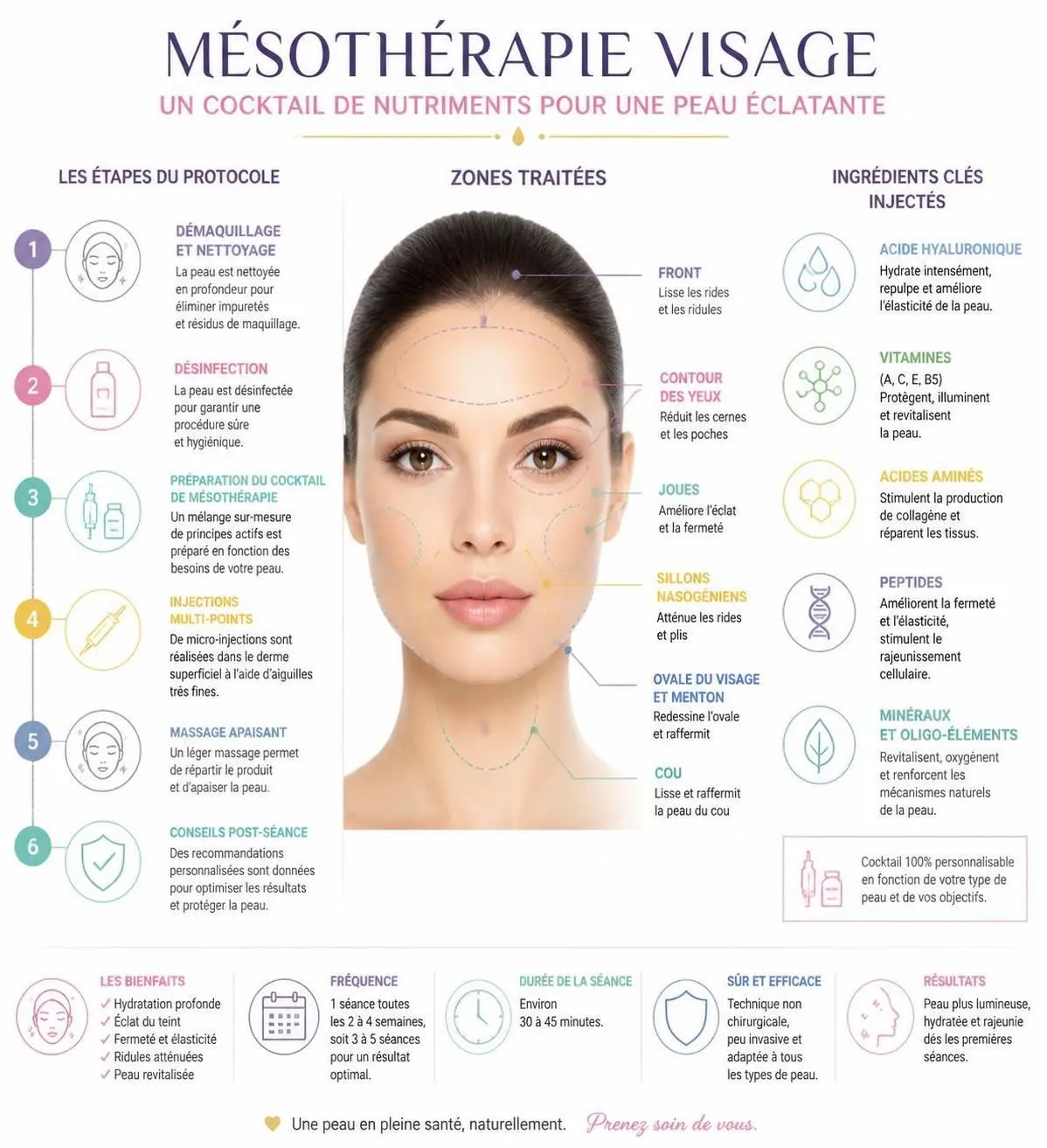 découvrez tout sur la mésothérapie visage en 2026 : protocole détaillé, résultats attendus et tarifs pour un soin esthétique innovant et efficace.