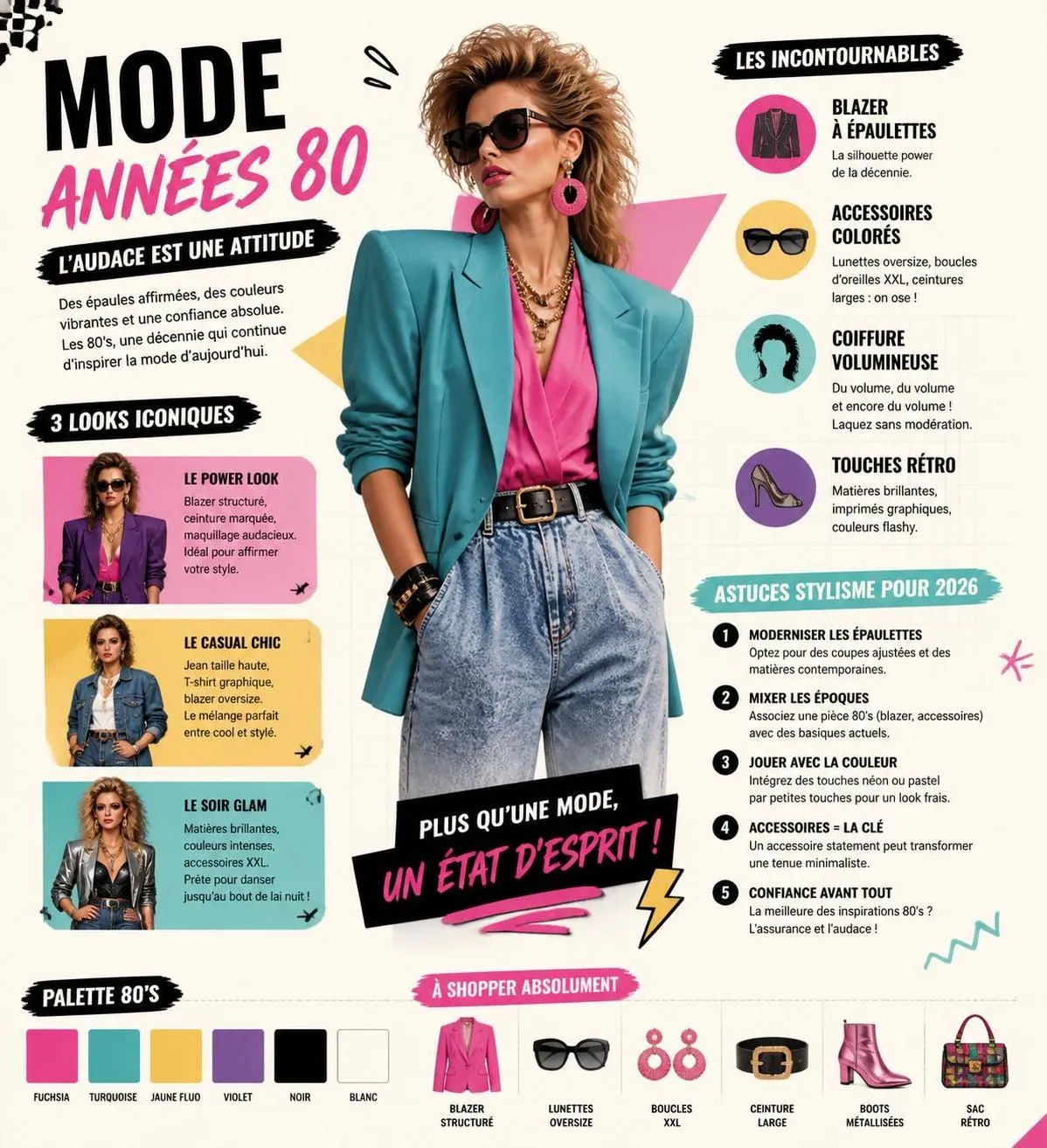 découvrez les tendances mode années 80 pour femme à adopter en 2026 et créez des looks vintage uniques alliant style rétro et modernité.