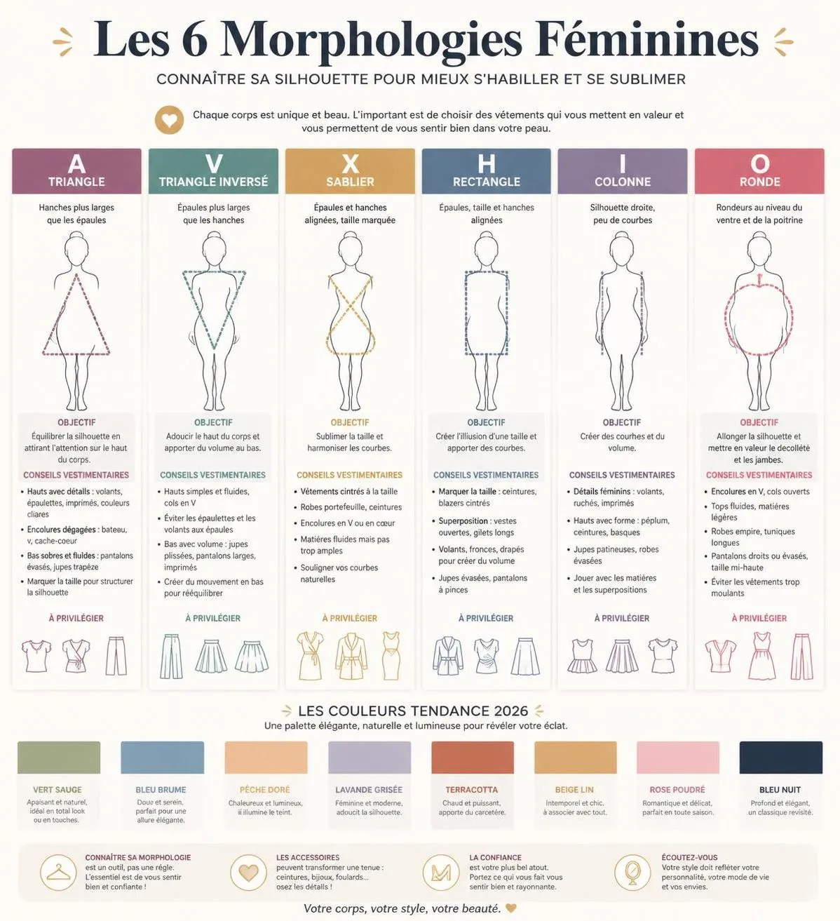 découvrez nos conseils mode 2026 pour choisir des vêtements adaptés à votre morphologie et mettre en valeur votre silhouette avec style et confiance.