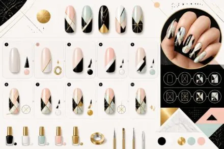 Nail art géométrique : tuto pas-à-pas pour ongles originaux 2026 découvrez notre tuto pas-à-pas de nail art géométrique pour créer des ongles originaux en 2026. astuces simples et designs tendance pour sublimer vos mains.