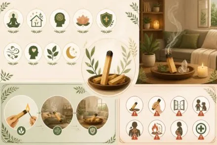 Palo santo : 10 bienfaits, comment l’utiliser chez soi et précautions à connaître découvrez les 10 bienfaits du palo santo, comment l'utiliser efficacement chez vous et les précautions à prendre pour une utilisation sûre et respectueuse.