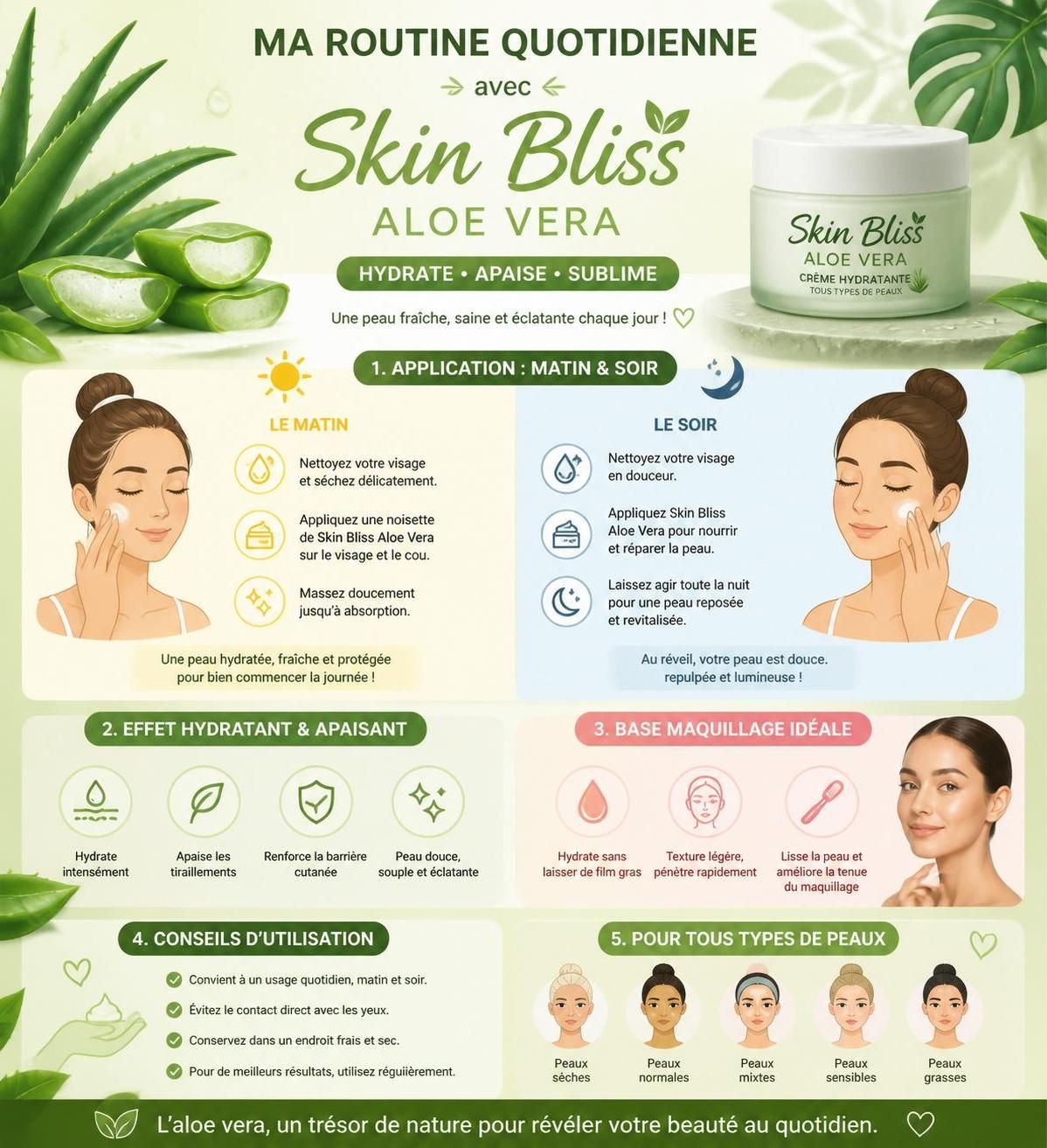 découvrez notre avis complet et test détaillé sur 4 semaines du skin bliss aloe vera, un soin naturel pour une peau saine et éclatante.