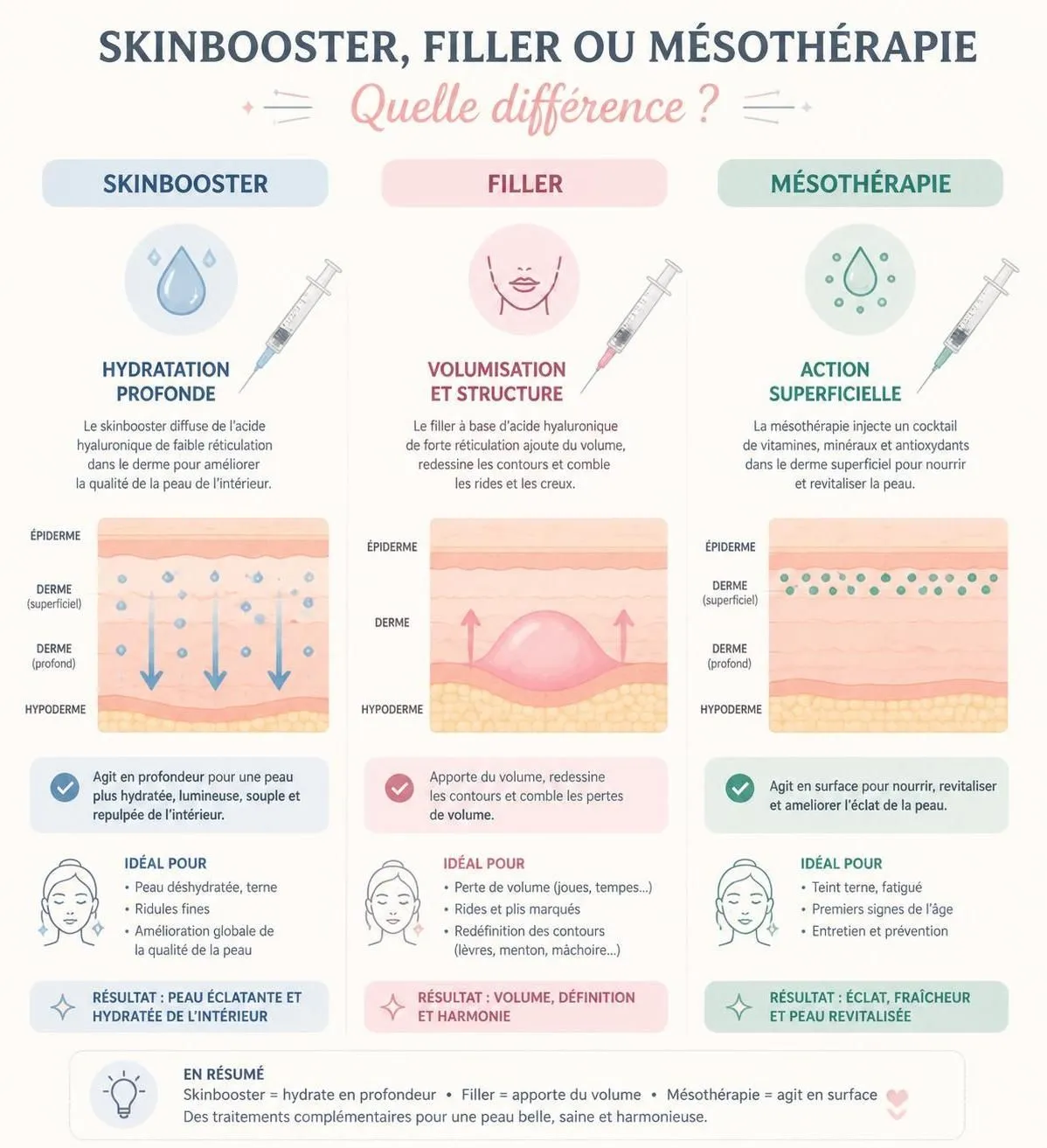 découvrez tout sur le traitement skinbooster avec juvéderm et restylane : résultats attendus, durée d'efficacité et prix pour un teint éclatant et une peau hydratée.
