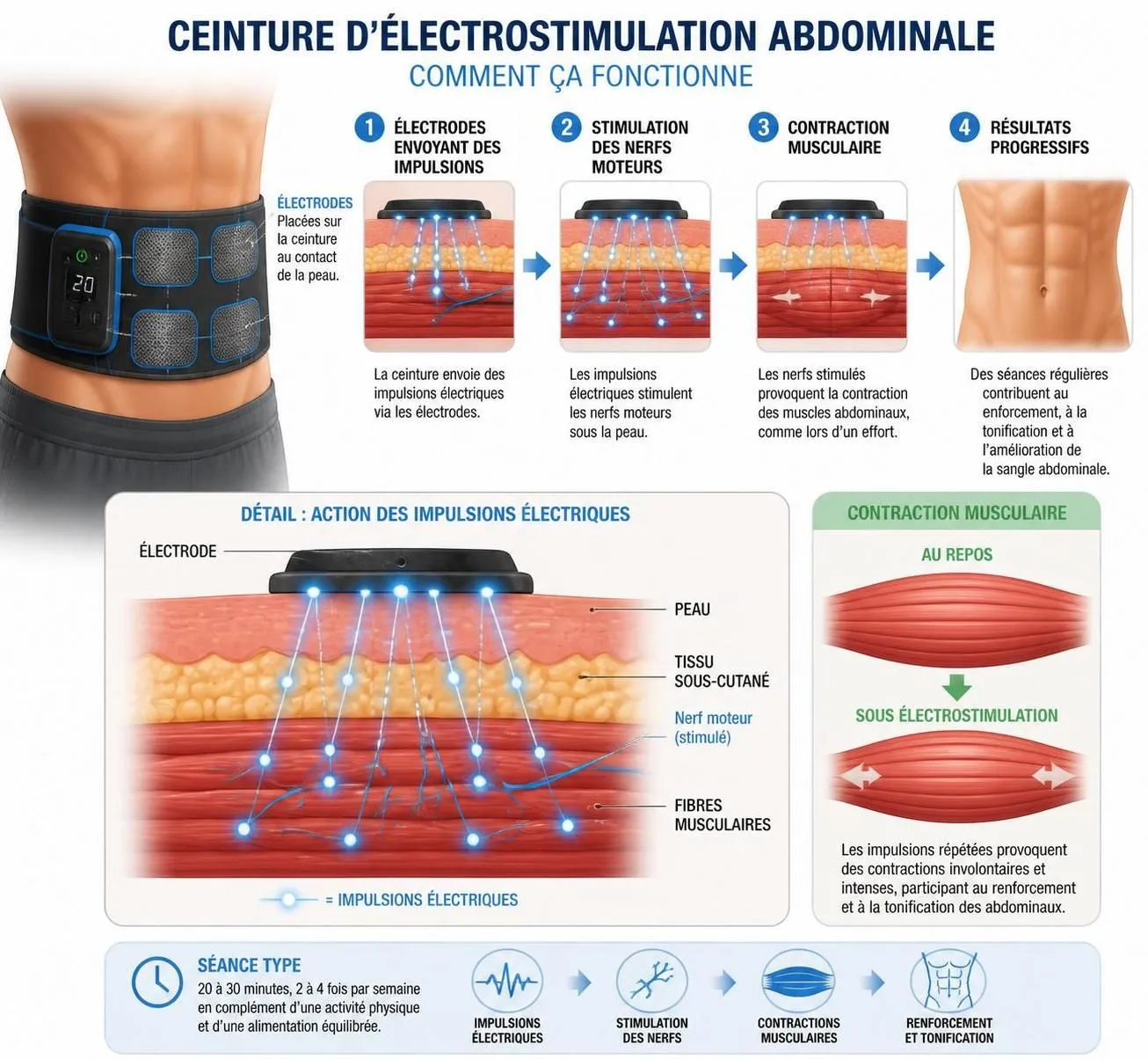 découvrez si la ceinture d'électrostimulation est un simple gadget ou un véritable outil efficace pour tonifier votre ventre rapidement et facilement.