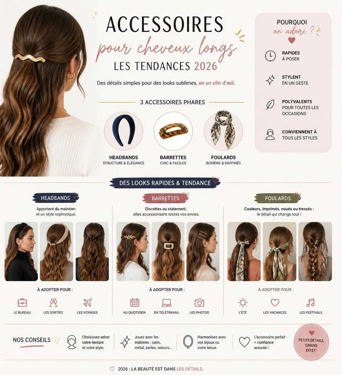 découvrez 10 idées rapides et élégantes pour coiffer vos cheveux longs au quotidien. astuces pratiques pour un style facile et soigné chaque jour.