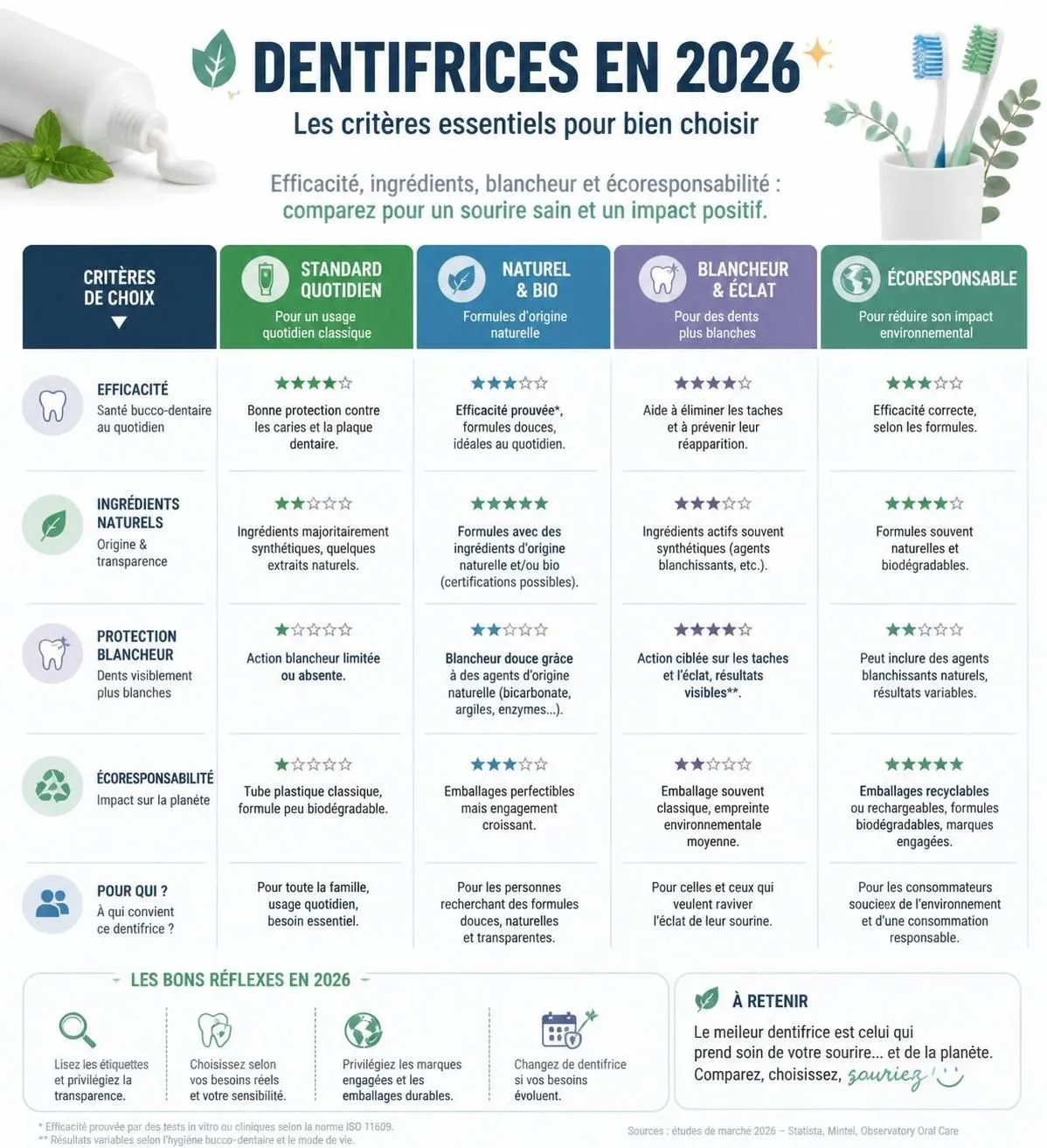 découvrez notre guide complet du meilleur dentifrice 2026 pour obtenir des dents blanches éclatantes et préserver une bouche saine au quotidien.