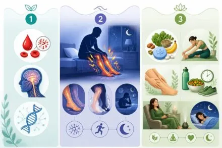Syndrome des jambes sans repos : causes, symptômes et solutions naturelles efficaces découvrez les causes, les symptômes du syndrome des jambes sans repos et les solutions naturelles efficaces pour soulager cet inconfort et améliorer votre qualité de vie.