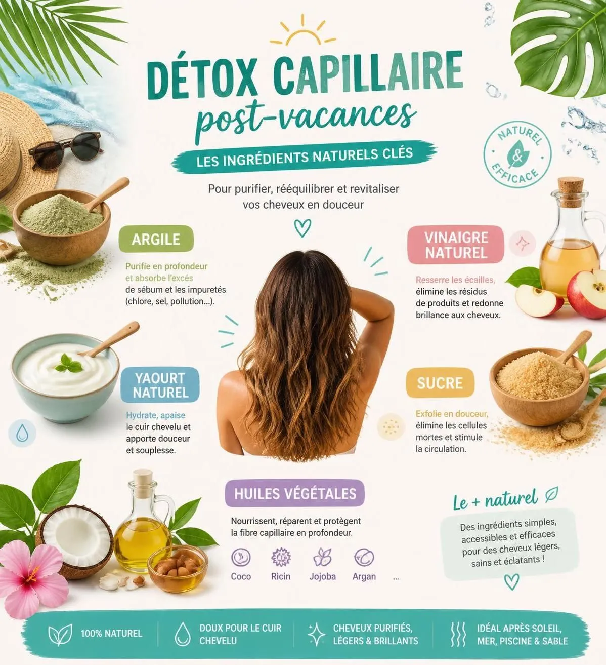 découvrez le rituel détox idéal pour vos cheveux après les vacances et retrouvez brillance, douceur et souplesse naturellement.