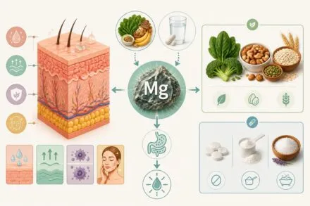 Magnésium et peau : comment ce minéral influence la qualité cutanée et comment se supplémenter découvrez comment le magnésium agit sur la qualité de la peau et apprenez les meilleures méthodes pour vous supplémenter efficacement afin de soutenir votre santé cutanée.