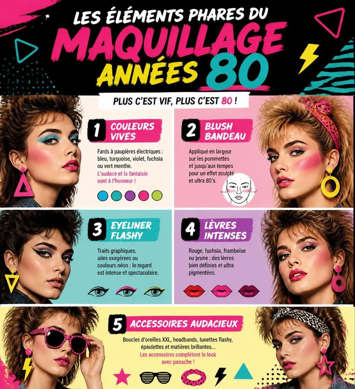 découvrez les maquillages emblématiques des années 80 revisités pour 2026, alliant tendance et élégance pour un look mode équilibré et sans excès.