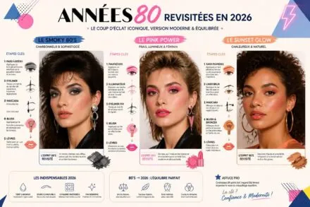découvrez les maquillages iconiques des années 80 revisités pour 2026, alliant style rétro et modernité pour un look tendance et élégant sans excès.