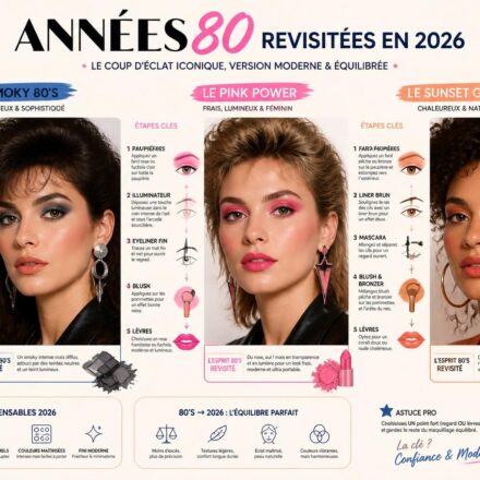 découvrez les maquillages iconiques des années 80 revisités pour 2026, alliant style rétro et modernité pour un look tendance et élégant sans excès.