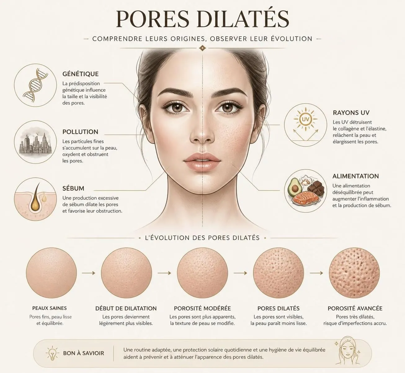 découvrez les soins et les actifs efficaces pour resserrer les pores dilatés et obtenir une peau nette et lisse au quotidien.