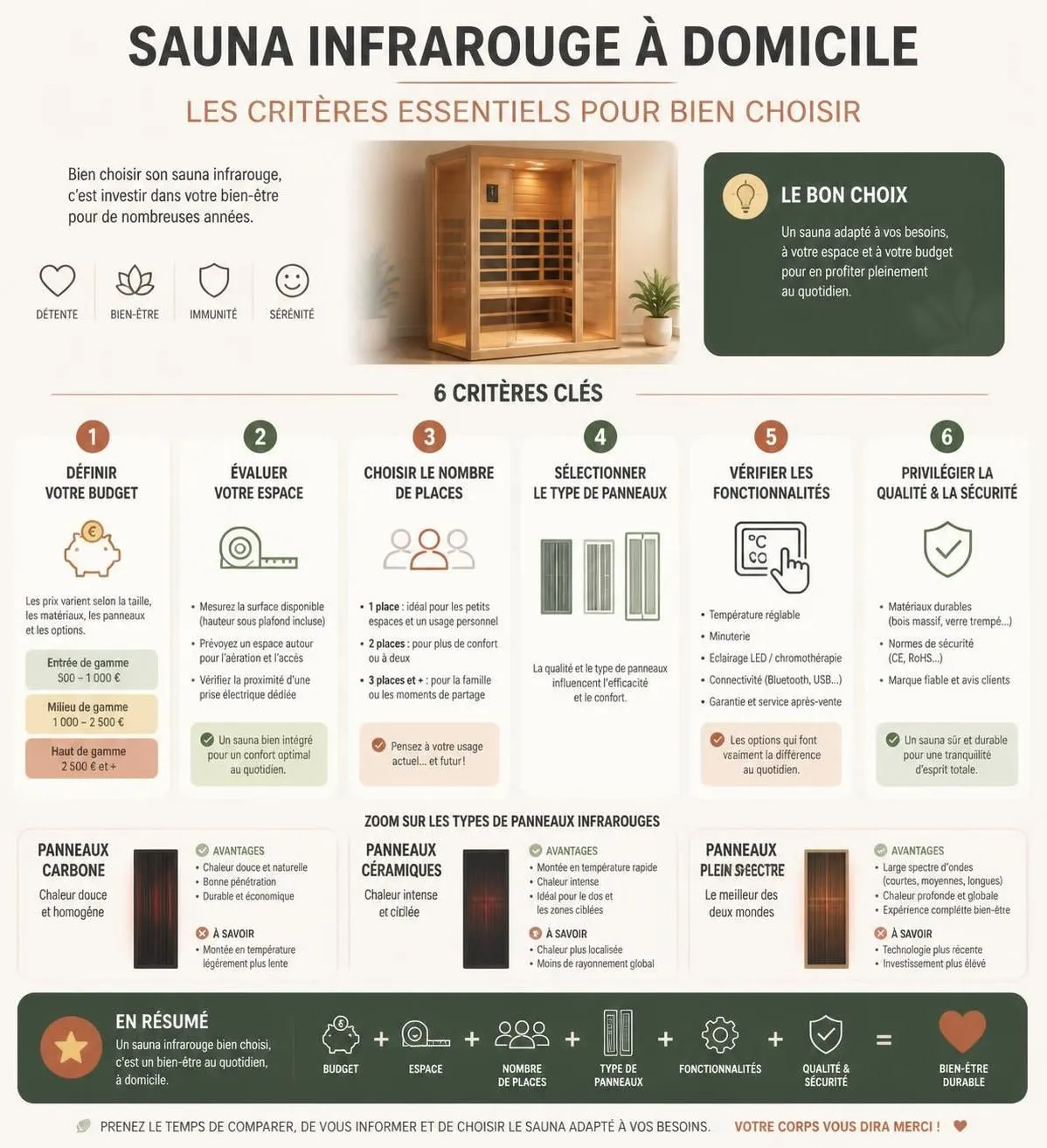 découvrez les bienfaits du sauna infrarouge pour la peau, la détoxification et son impact réel sur votre bien-être. tout ce qu'il faut savoir pour profiter pleinement de cette technologie.
