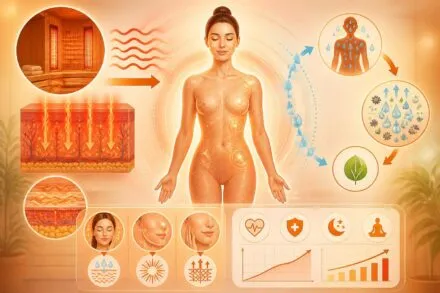 Sauna infrarouge : bienfaits pour la peau, la détox et ce que ça change vraiment découvrez les bienfaits du sauna infrarouge pour la peau, ses effets détoxifiants et ce qu'il apporte réellement à votre bien-être au quotidien.