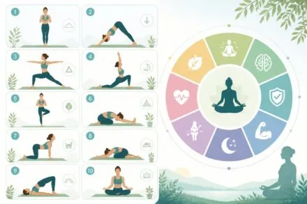 Yoga débutante : les 10 postures essentielles pour se lancer et les bienfaits après 30 jours découvrez les 10 postures de yoga essentielles pour débutantes et les bienfaits visibles après 30 jours de pratique régulière. lancez-vous en toute sérénité !