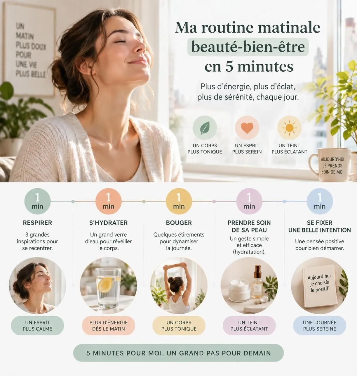 découvrez 10 rituels beauté et bien-être à réaliser en seulement 5 minutes pour prendre soin de vous, même lorsque chaque minute compte.