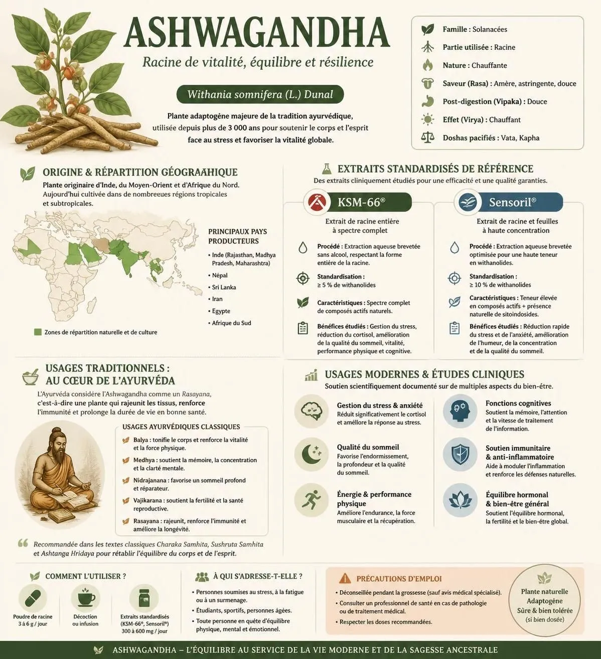 découvrez notre avis 2026 sur l'ashwagandha, cet adaptogÚne naturel, et comment il agit réellement pour réduire le stress et améliorer la qualité du sommeil.