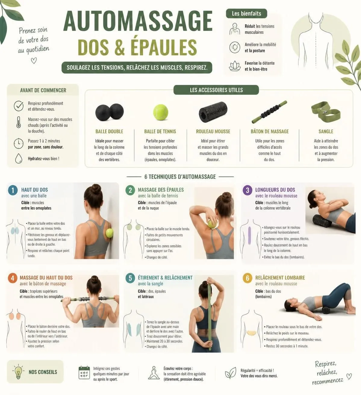 découvrez les meilleures techniques d'automassage anti-stress pour soulager et dénouer efficacement le dos et les épaules par vous-même, dès aujourd'hui.
