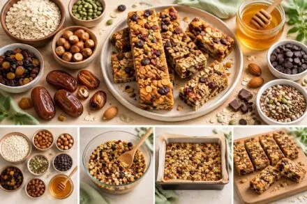 Barres de céréales maison : les recettes simples pour un encas sain et rassasiant découvrez des recettes faciles de barres de céréales maison, saines et rassasiantes, parfaites pour un encas gourmand à tout moment de la journée.