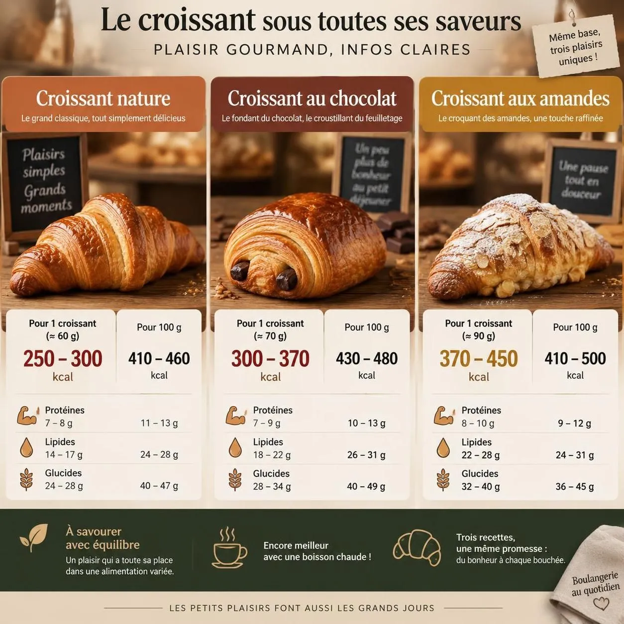 découvrez les calories d’un croissant, sa composition nutritionnelle et des alternatives gourmandes pour vous faire plaisir tout en gardant la ligne.