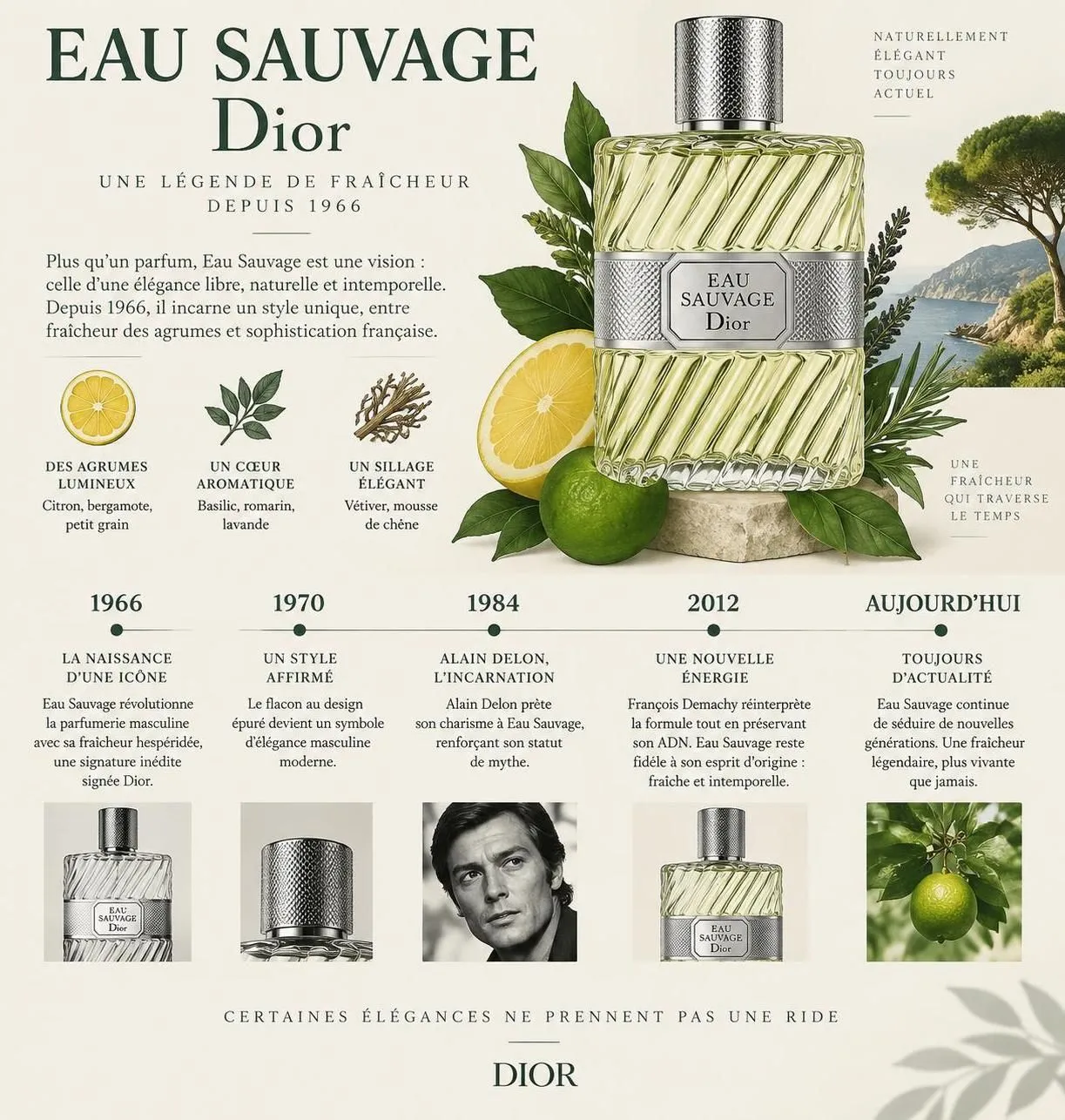 découvrez eau sauvage de dior, icône de la parfumerie masculine : ses déclinaisons, ses notes emblématiques et les secrets de son succès intemporel.