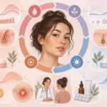 découvrez les causes de l’acné hormonale chez la femme et les traitements et soins adaptés à chaque phase du cycle menstruel.
